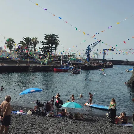 Frente A La Plaza Del Charco - Mar Y Vida Desde Tus 2 Balcones Daire