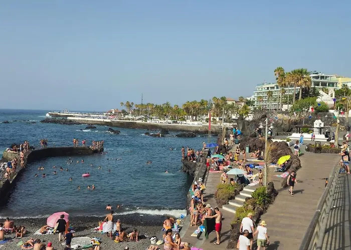 Frente A La Plaza Del Charco - Mar Y Vida Desde Tus 2 Balcones * プエルト・デ・ラ・クルス