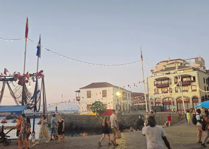 アパート Frente A La Plaza Del Charco - Mar Y Vida Desde Tus 2 Balcones *