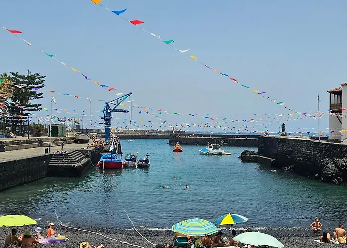 アパート Frente A La Plaza Del Charco - Mar Y Vida Desde Tus 2 Balcones プエルト・デ・ラ・クルス