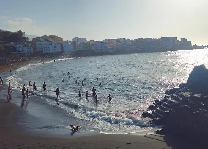 Frente A La Plaza Del Charco - Mar Y Vida Desde Tus 2 Balcones プエルト・デ・ラ・クルス